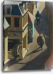 Постер Шольц Георг Nächtliche Straßenszene