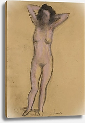 Постер Пермеке Констант Rechtstaand naakt