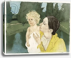 Постер Кассат Мэри (Cassatt Mary) By the Pond, c.1898