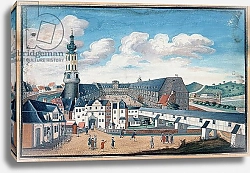 Постер Школа: Немецкая View of Weimar with the Castle of Wilhelmsburg