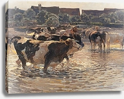 Постер Зюгеь Генрих Вечернее столпотворение близ Верта