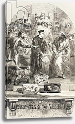 Постер Гиберрт Джон Сэр The Merchant of Venice, 1890