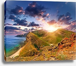 Постер Крым, рассвет