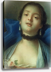 Постер Буше Франсуа (Francois Boucher) Portrait of a Woman 11