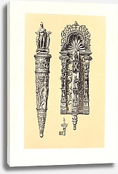 Постер Робинсон Джон Knocker, in Wrought Iron and Dagger in Cast and Chiselled Iron