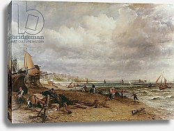 Постер Констебль Джон (John Constable) Marine Parade and Old Chain Pier, 1827