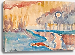 Постер Синьяк Поль (Paul Signac) Pont de l’Arche