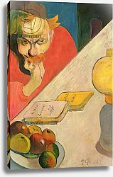 Постер Гоген Поль (Paul Gauguin) Portrait of Jacob Meyer de Haan, 1889