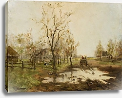 Постер Левитан Исаак Springtime in the countryside