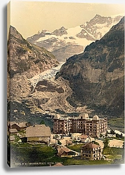 Постер Швейцария. Гриндельвальд, отель Барен