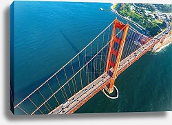 Постер Золотые врата Сан-Франциско: Взгляд с высоты