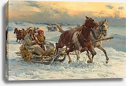 Постер Веруш-Ковальски Альфред Поездка на санях