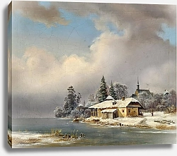 Постер Пернхарт Маркус A Lakeshore in Winter