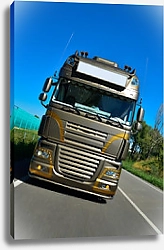 Постер Современный грузовик