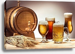 Постер Пиво и закуска
