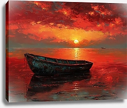 Постер Red skyline