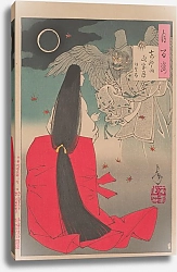 Постер Еситоси Цукиока Mount Yoshino midnight-moon