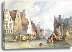 Постер Калло Вильям Вид на Гент