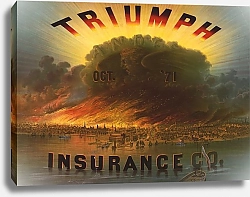 Постер Неизвестен Triumph Insurance Co., [Andes], Oct.