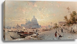 Постер Унтербергер Франц Венеция на закате