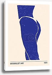 Постер Силуэт в синем