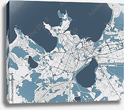 Постер План города Таллин, Эстония
