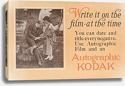 Постер Неизвестен Autographic Kodak; write it on the film at the time.