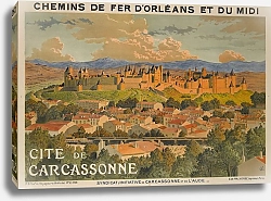 Постер Грассе Евген Город Каркассон