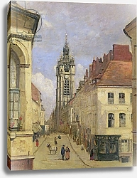 Постер Коро Жан (Jean-Baptiste Corot) The Belfry of Douai, 1871