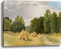 Постер Шишкин Иван Стога сена, Преображенское