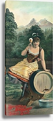 Постер Шиле Генри Bavarian highland beer girl