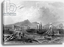 Постер Бартлет Уильям (последователи, грав) Leith Pier and Harbour, engraved by Robert Wallis, c.1820