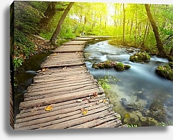 Постер Хорватия. Парк водопадов