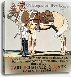 Постер Пенфилд Эдвард A Philadelphia light horse trooper, 1775