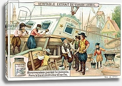 Постер Школа: Европейская Peter the Great working as a shipbuilder in the Netherlands