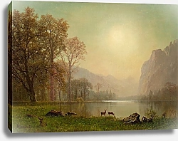 Постер Бирштад Альберт Dawn in the Rockies