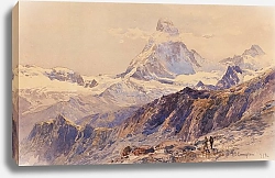 Постер Комптон Эдвард Теодор Маттерхорн с Трифткумме