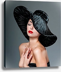 Постер Дама в шляпке