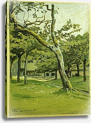 Постер Моне Клод (Claude Monet) Normandy Farm under the Trees