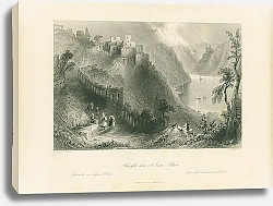 Постер Rheinfels above St.Goar, Rhine 1