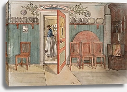 Постер Ларсон Карл Старая Анна