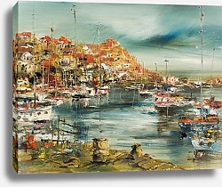 Постер Port on the Mediterranean Sea