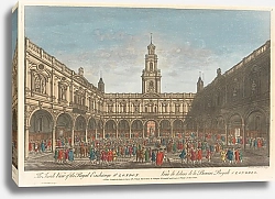 Постер Баулес Томас 3 The Inside View of the Royal Exchange at London