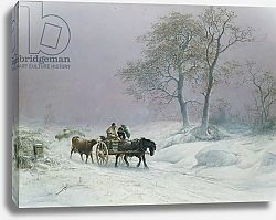 Постер Купер Томас Сидни The wintry road to market