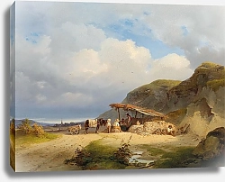 Постер Раффальт Игнац Resting at noon