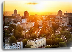 Постер Украина, Киев. Утренний город
