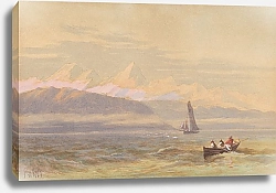 Постер Галли Джон Прибрежный пейзаж Новой Зеландии