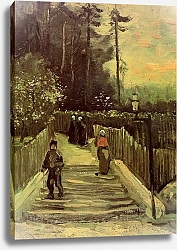 Постер Ван Гог Винсент (Vincent Van Gogh) Дорожка в Момартре