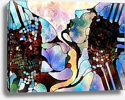 Постер Поцелуй световых теней