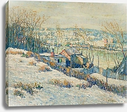 Постер Лоусон Эрнест Река Верхний Гарлем — Зима